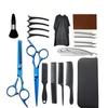 Stainless Steel Barber & Hairdressing Scissors Set: Flat Tooth & Thinning Options