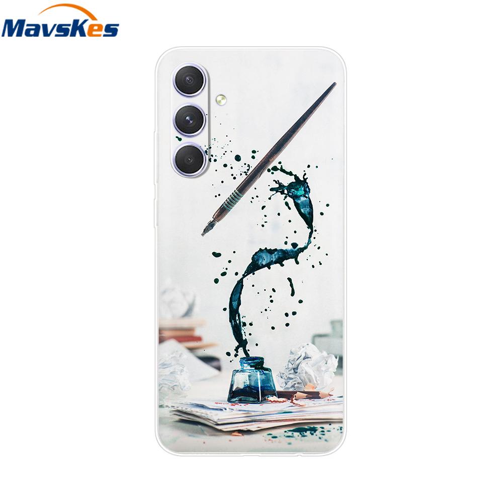Hülle Für Samsung A15 Weiche Rückabdeckung Schutzhülle aus Silikon Bumper Shell Funda Para Für Samsung Galaxy A15 4G 5G Capa Handyhüllen