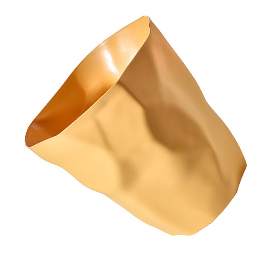 Kleiner Mülleimer Plastik Einzigartig Unregelmäßig Gefaltet Modern Abfalleimer Offene Oberseite Müllbehälter für Badezimmer Schlafzimmer Küche