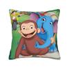 Pillow Cover Curious Georges  Novelty Pillow Case For Couch Sofa Bedroom Pillowcases