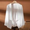 Mantelline Estive da Donna Protezione Solare Scialle Largo Kimono Giacca in Chiffon Sottile Donna Protezione Solare Cardigan da Spiaggia Copricostume Bikini