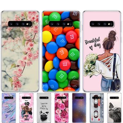 Pour Samsung Galaxy S10 Coques S10Plus Coque Silicone TPU Housses Téléphone S10 E Coque Pour Samsung S10 Plus G975F S 10 SM-G973F Coque