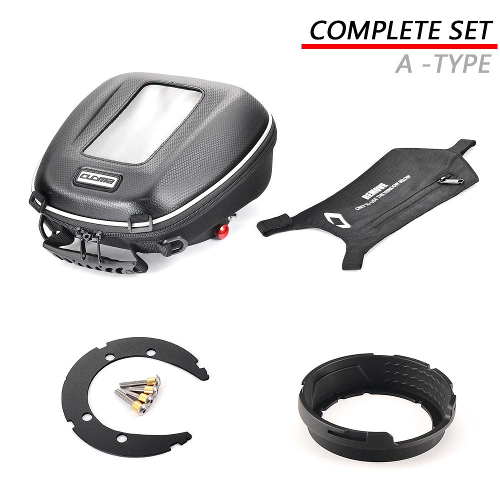 

Tank Bags for Kawasaki Bajaj Pulsar NS 125 160 200 400 RS Waterproof Luggage Quick Lock Ring Parts Tool Bag Backpack Motorcycle