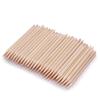 Pcs 100 Design Art Nail Orange Wood Sticks Cuticle Pusher Remover Manicure Pedicure Care