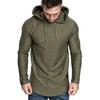 King Billion Spring Collection Men's Stylish Long Sleeve Hoodie - Curved Hem, Branded Tag & Drawstring Hood - Casual Streetwear Essential