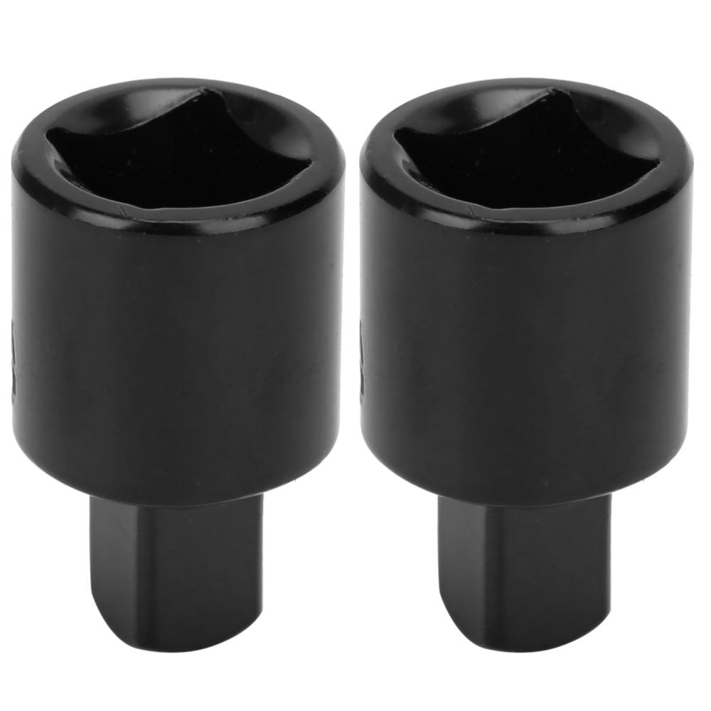 2pcs Chrome Vanadium Steel Socket Adapter Converter 1/2 to 3/8 Impact Socket Adapter Sleeve Reducer