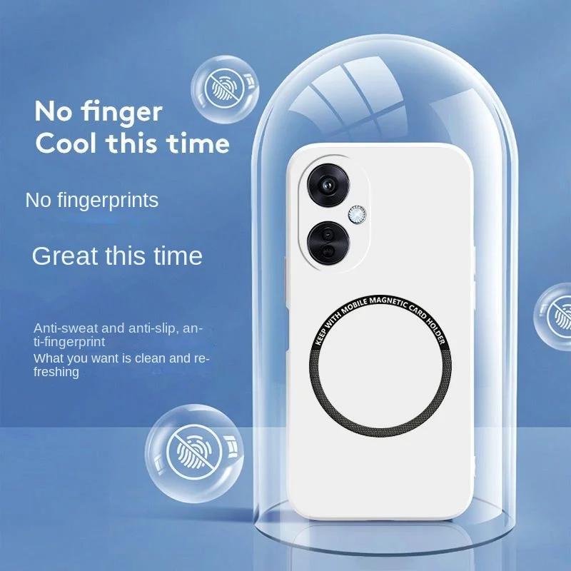 Luxury Magnetic Wireless Charge For Magsafe Case for Oneplus 12 Nord Ce 2 3 Lite 9 8 10 Pro 10T 11 Shockproof Soft Bumper Cover