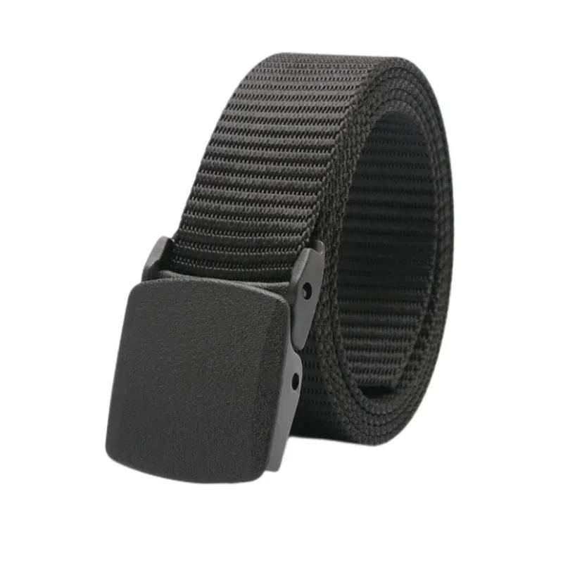 Automatic BuckleLight Comfortable Non-metal Military  NylonBelt Outdoor Hunting Multifunctional Tactical CanvasBelt High Quality