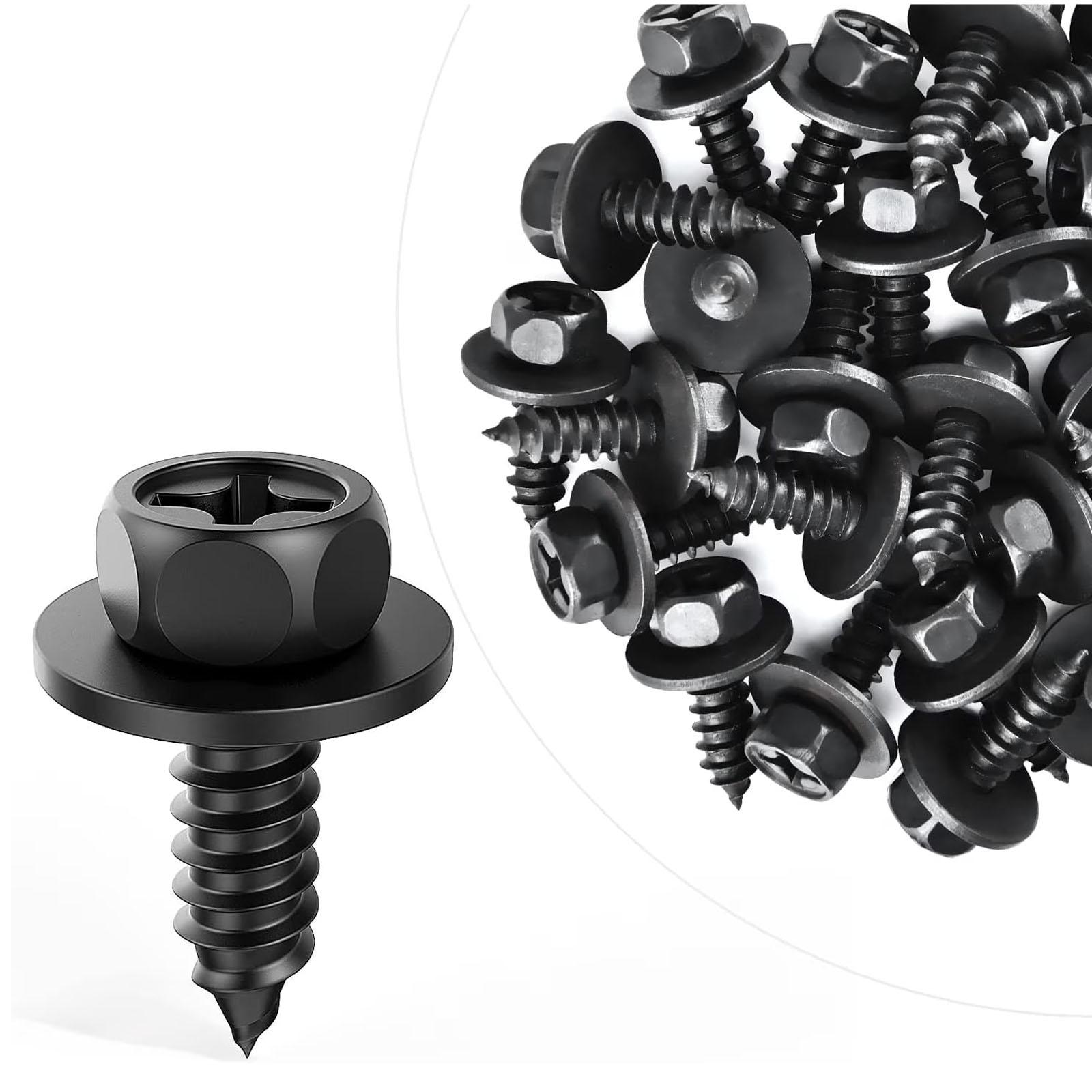 

Front Liner Screws Bumper Cover Shield Guard Screw Replacement For One Size чёрный