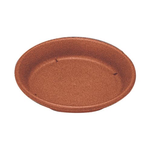 

Iris Ohyama saucer, unglazed style saucer, size 15, terracotta brown