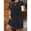 European And American Fashion And Sexy Leopard Print Women's Dress Casual Women'S Short-Sleeved Dresses Y2k Ladies Clothes Tops