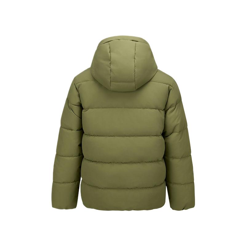 Skechers Comfort Sports Series Simple Comfortable Warm Breathable Water-Resistant Hooded Cotton Jacket Men Jackets P425M201-05HR