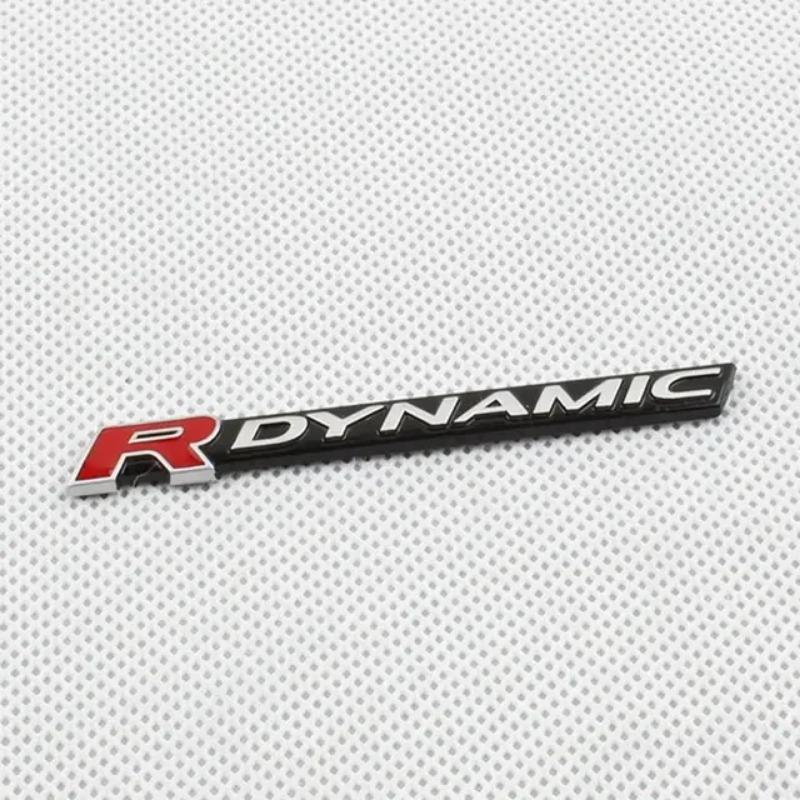 For L R R R RDYNAMIC VELAR letter badge car stickers rear boot refit accessories trunk logo decorate