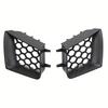 2 Replacement Matte Black Upper Front Bumper Grille for Left and Right Sides Seat Ibiza Cordoba 1.59gal 2002-2009