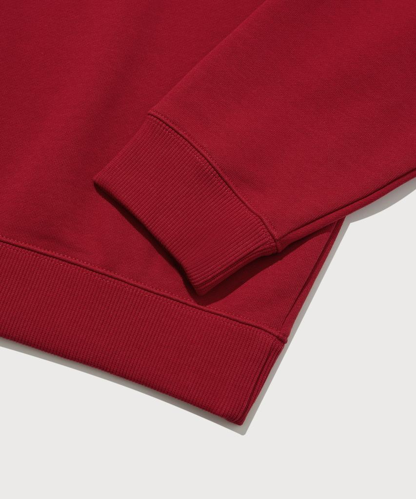 COVERNAT WOMAN Half-Zip Sweatshirt Red