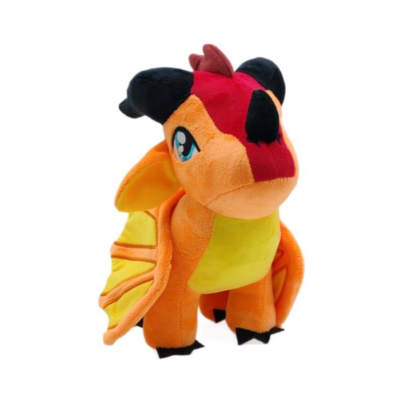 Wings Of Fire Plüsch-Drachenspielzeug Weiches Kuscheltier Niedlicher Oranger Begleiter Besonderes Geschenk Für Kinder Jungen Und Mädchen Oder Zimmerdekoration 11cm-30cm orange