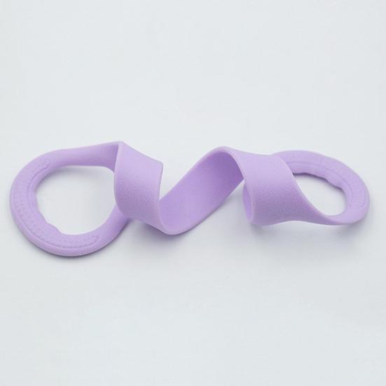 Silicone Figure 8 Resistance Band Anti-slip Men Women Arm Shoulder Stretch Strength Training Exercise Elastic Strap Fitness Tension Rope