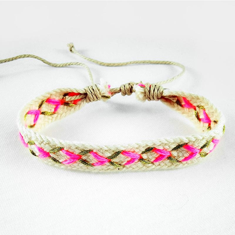 Colorful Handmade Unisex Woven Bracelet - Stylish Couple Design