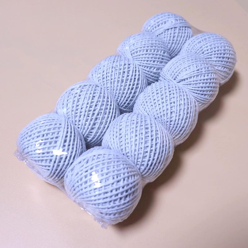 1.5mm Two-Color Cotton Rope for Dragon Boat Festival Rice Dumplings, 8-Strand Thread, Rice Dumpling Leaf Gift, 30g/50g.