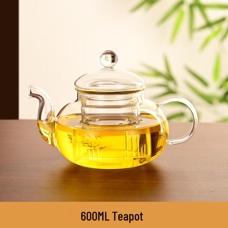 Shangqi 600ml Heat-Resistant Glass Teapot Set