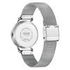 Citizen Watch Wicca Solartech Mesh Belt Waterproof White KP5-115-11 Women's Silver