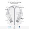 Shanshan Men's 100% Cotton Non-Iron Long-Sleeve Business Casual Shirt