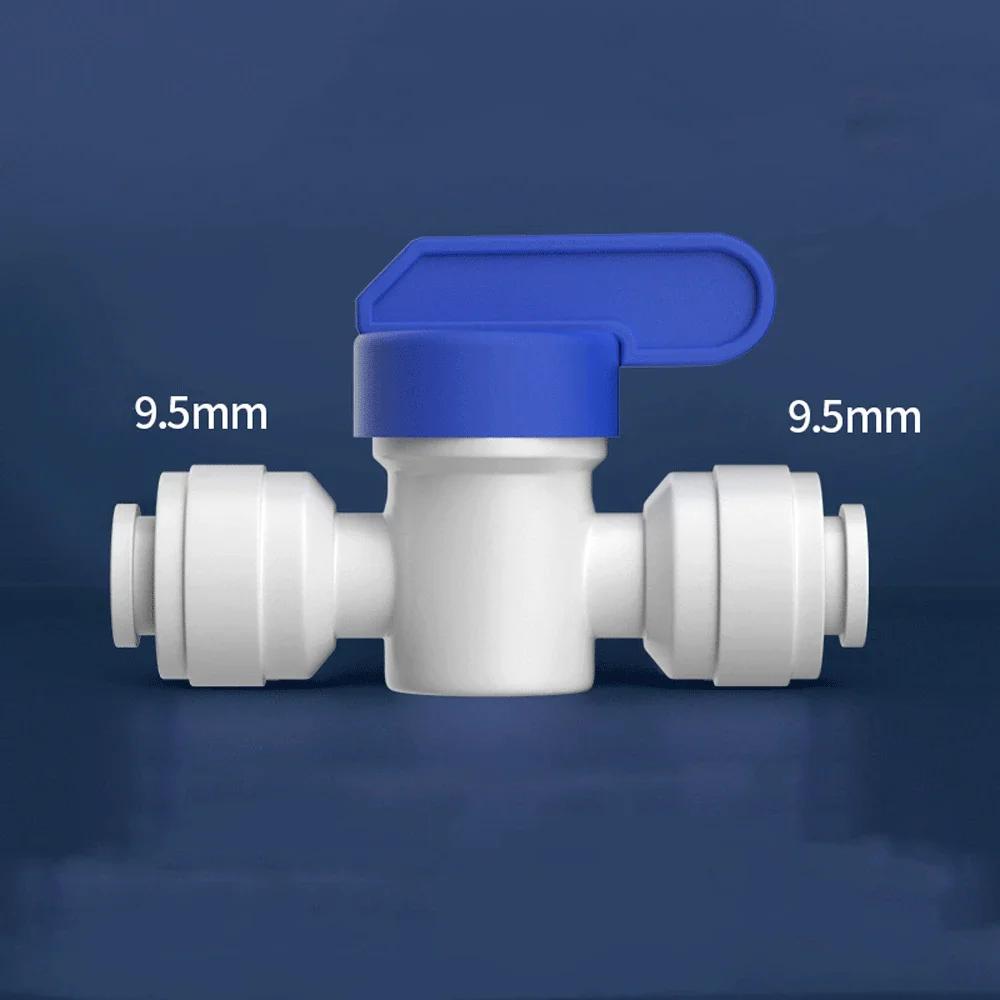 3/8" 1/4" Tube Reducing Tee 3 Ways Food Grade POM Quick Fitting Connector For Aquarium RO Water Filter Reverse Osmosis System