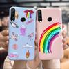 Honor 20S Case For Honor 20 Lite MAR-LX1H Phone Cover 6.15" Cartoon Painted Shockproof Bumper For Honor20S 20Lite Russian Fundas