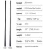 J. FlowersJF Big Head Forelimb Carbon Fiber Black Technology Billiards Rod 11 Teeth 12.5MM