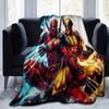 1pc Deadpool and Wolverine Printing Blanket - Soft, All-Season Throw for Living Room, Bedroom,Personalized Gift with Adorable Cartoon Design