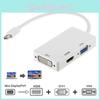 3-в-1 Адаптер Mini DP до HDMI, DVI, VGA з чіпсетом для Macbook Pro Air, Налаштування кількох моніторів