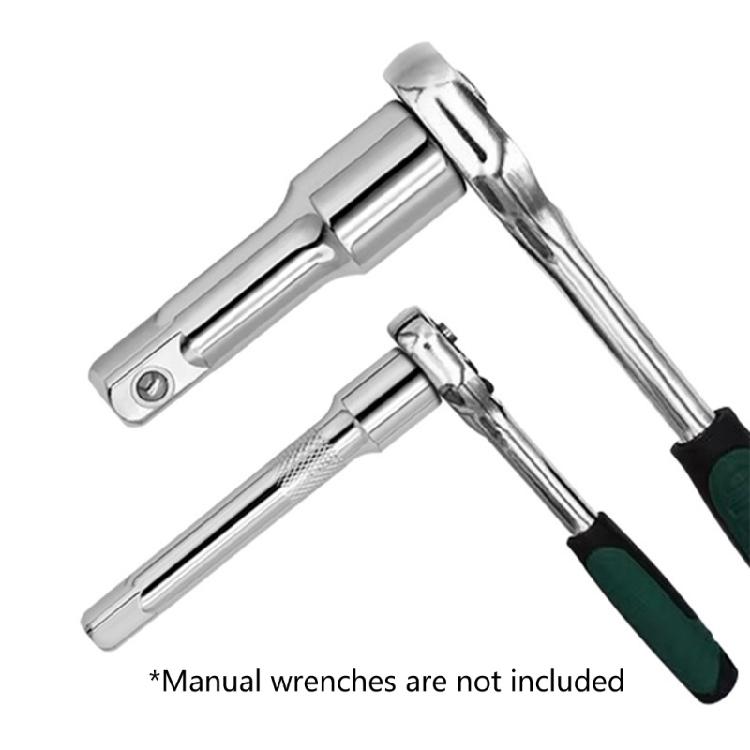 1PC Electric Wrenches Electroplating Long Bars for 1/2 Inch Electric Wrenches