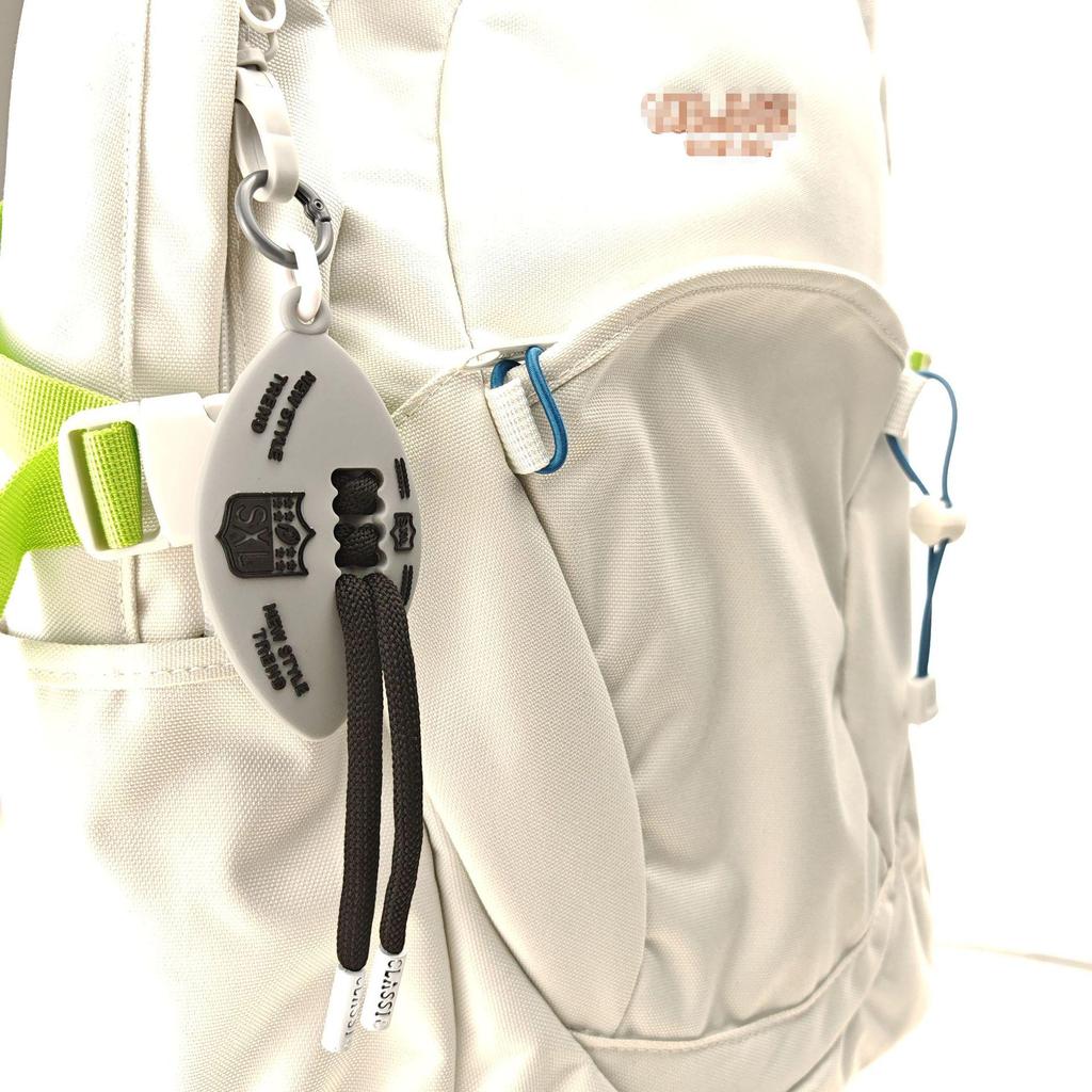 Soft Rubber Drip Molding DIY Fashion Keychain Pendant for Bags & Backpacks - Creative Rugby Ornament