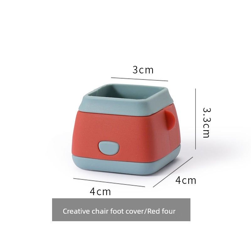 New Silicone Table Mat Multifunctional Mute Non-Slip Wear-Resistant Stool Portable Protective Cover Chair Foot Cover Chair Foot Cover