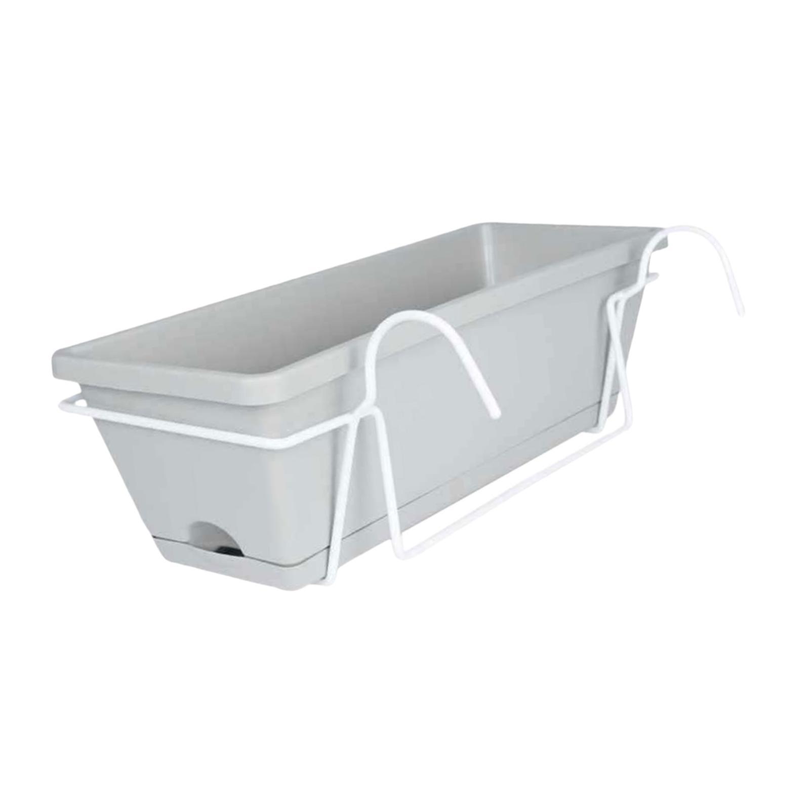 

Подвесной цветочный горшок, балконный ящик для растений, оконный, для двора, на перила, садовый держатель для растений, съемный поддон для улицы, патио, крыльца, для дома