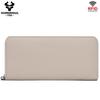 Humerpaul Ladies Wallet Leather Wallet RFID Anti-theft Swipe Wallet Zipper Large-capacity Wallet Multi-card Coin Purse