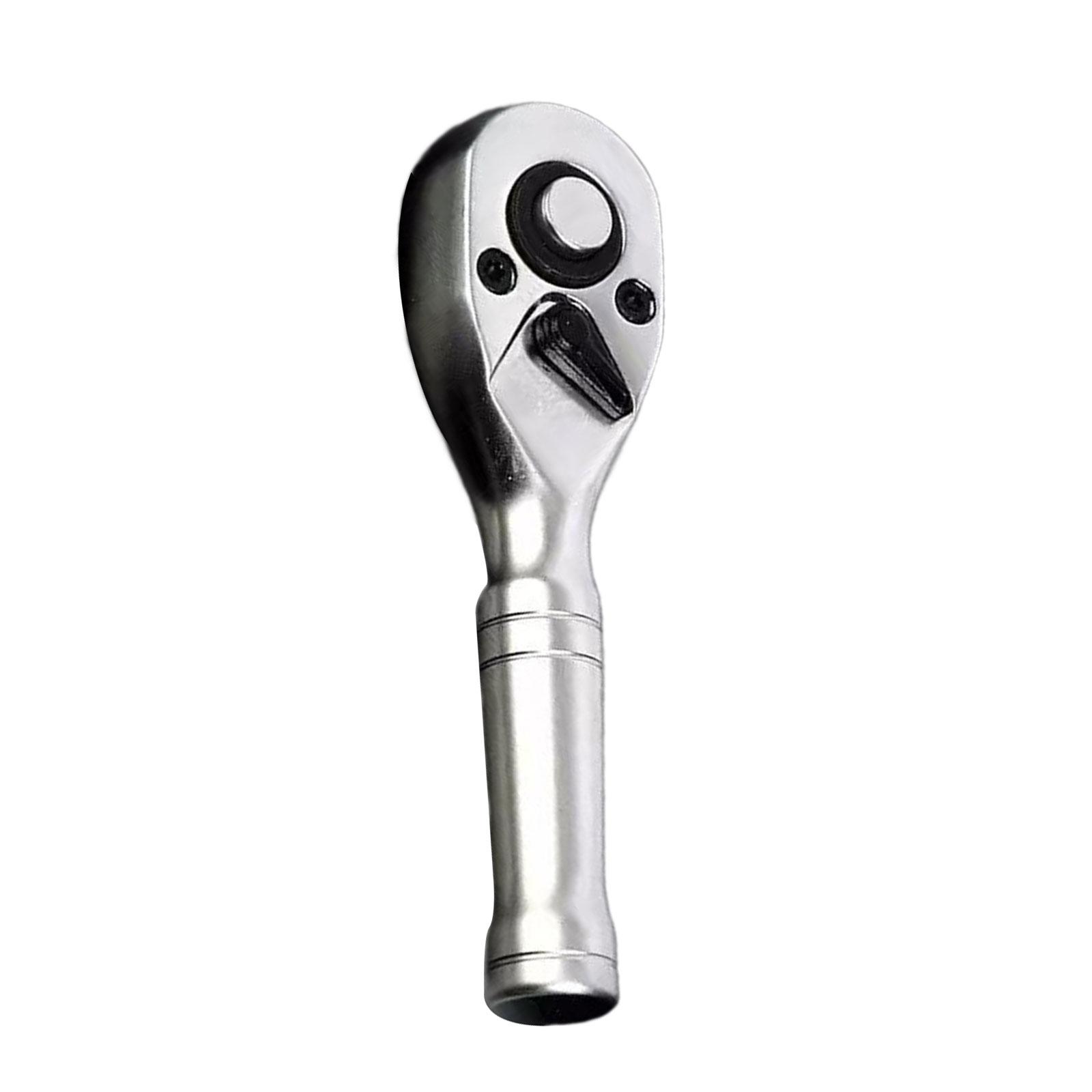 

Lightweight Short Shaft Ratchet Tool 72Tooth Mechanism Enhances Maneuverability Corrosion Resistant Metal For Outdoor Maintenance