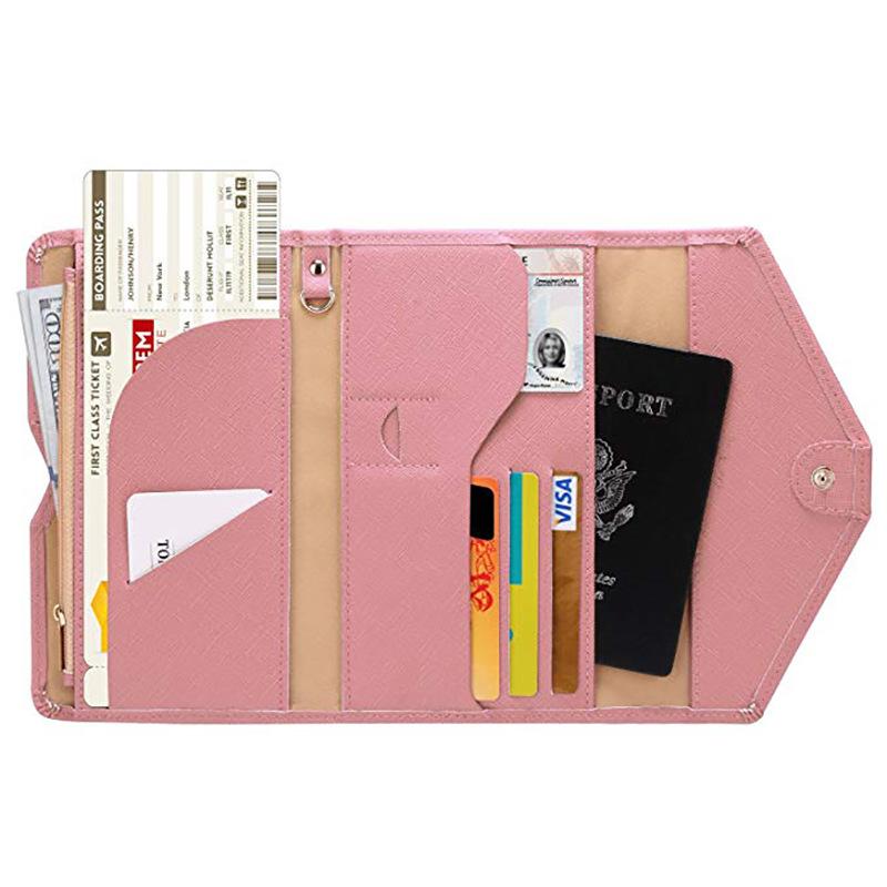 

Паспорта Гонконга, Макао и Тайваня, держатели документов, кошельки, большая вместимость, несколько отделений для карт, конверты в руке, кошельки и зажимы для денег. Size can be customized розовый