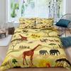 Afrikanische Frau King Queen Bettbezug Retro Exotische Tribal Black Girl Muster Bettwäsche Set Afrika Polyester Quilt Cover Kissenbezug