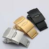 High Quality Fold Safety Clasp 16mm 18mm 20mm 22mm Buckle Deployment Clasp For Leather Rubber Steel EF/EFR/MTP Watch Strap