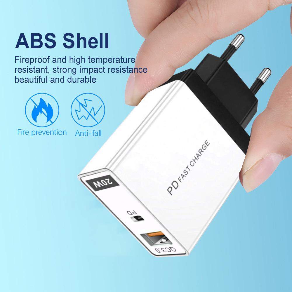 PD33W QC3.0 Multi-Port GaN Fast Charger with 9V/12V European Standard