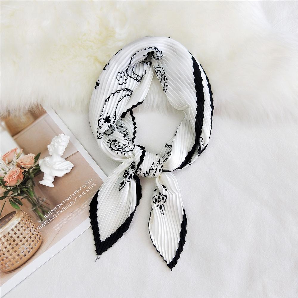 Fashion Decoration Scarf Hairband Tie Hair 70 Small Square Scarf Silk Scarf Women'S Spring And Autumn Versatile Small Scarf Professional Scarf