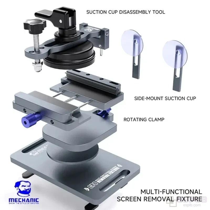 MECHANIC CP8 Screen Removal Fixture Multi-Functional 360 Degree Rotation LCD Back Glass Removal for Mobile Phone