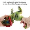 Dinosaur Model with Sound Realistic Stress Relief Soft Rubber Squeeze Dinosaur Figure Collection Model Birthday Gift