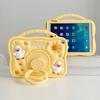 3D Cartoon Cute Duck Kids Case For iPad Mini Air 2 3 4 5 6/7 8th 9th 10th 10.9 11th A16 Pro 11" 12th A19 Silicone Tablet Protective Case Stand