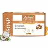 Savon Lait de Coco & Miel Multani Naturals | Savon de Bain Ayurvédique Fait Main avec Glycérine | Hydrate Profondément & Nourrit la Peau | Unisexe | Lot de 5 *
