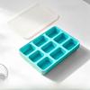 Silicone Ice Cube Tray Removable Lid 6/9 Grids Ice Cube Mold BPA-Free Flexible Chocolate Mold for Cocktail Whiskey