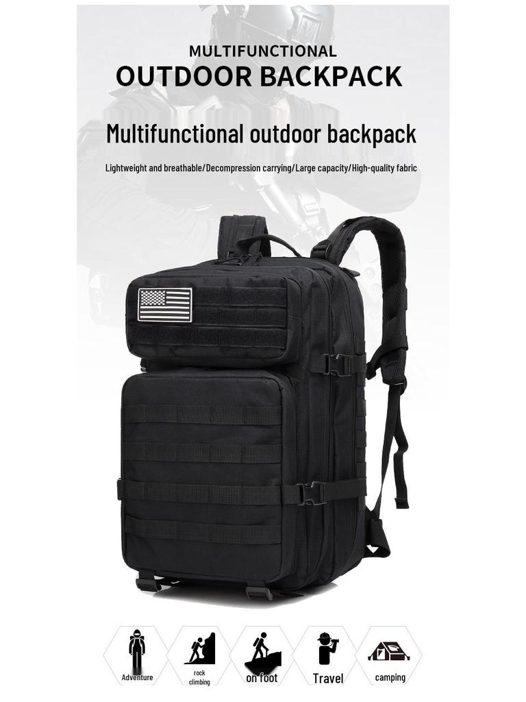 Breathable Outdoor Mountaineering Backpack: Travel, Fitness, Tactical, and Daily Computer Bag