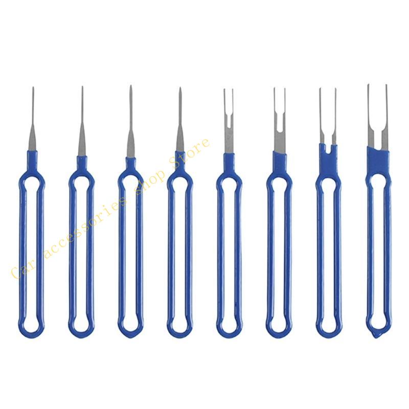 T21E Car Terminal Release Tool, Electrical Wiring Pin Remover for Vehicle Maintenance 8pcs