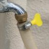 10-30pcs 16-25mm Adjustable Hose Clamps Pipe Clip Yellow Plastic Handle Hand Wriggle Fuel Hose Clips Water Pipe Fasteners Clamps